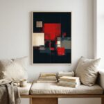 Fine Art Print — red-art-prints, black-art-prints print