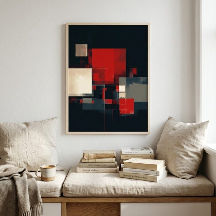 Fine Art Print — red-art-prints, black-art-prints print