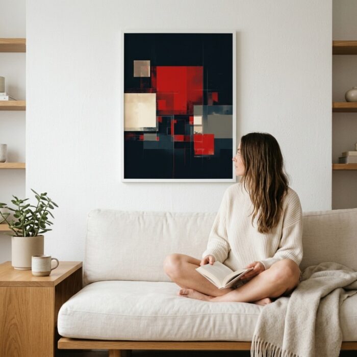 Fine Art Print — red-art-prints, black-art-prints print