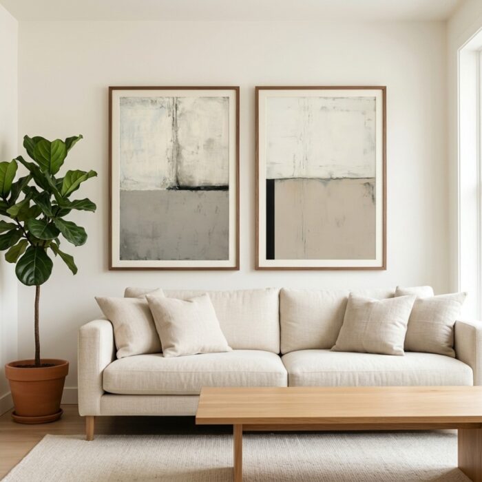 Fine Art Print — vertical-art-print, grey-art-prints print