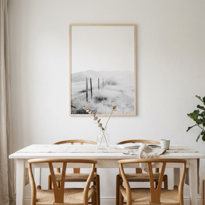 Fine Art Print — rural-landscape-photography, misty-countryside-wall-art print