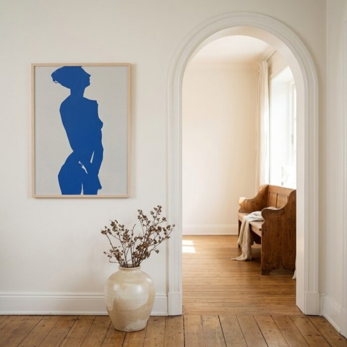 Fine Art Print — blue-art-prints, people-and-figures-art-print print