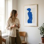 Fine Art Print — blue-art-prints, people-and-figures-art-print print