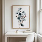 Translucent Botanical X-Ray Print — Botanical Art Print, Vertical Art Print print