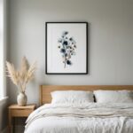 Translucent Botanical X-Ray Print — Botanical Art Print, Vertical Art Print print