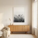 Fine Art Print — wheat-field-photography, black-and-white-nature-print print