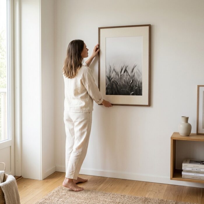 Fine Art Print — wheat-field-photography, black-and-white-nature-print print