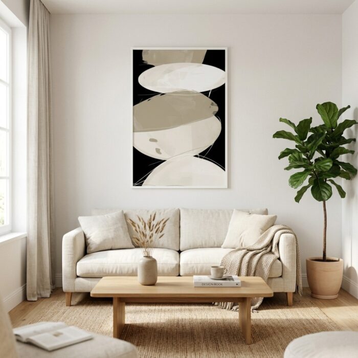 Fine Art Print — vertical-art-print, beige-art-prints print