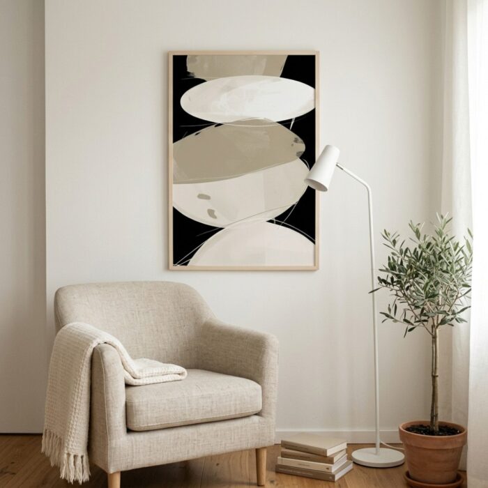 Fine Art Print — vertical-art-print, beige-art-prints print