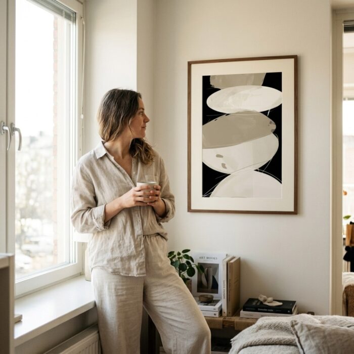 Fine Art Print — vertical-art-print, beige-art-prints print