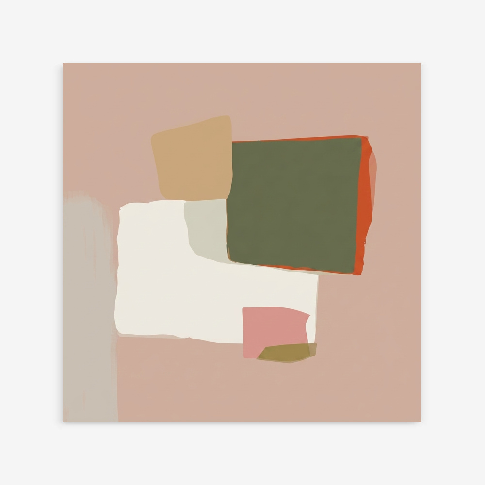 Fine Art Print — square-art-prints, color-block-art print