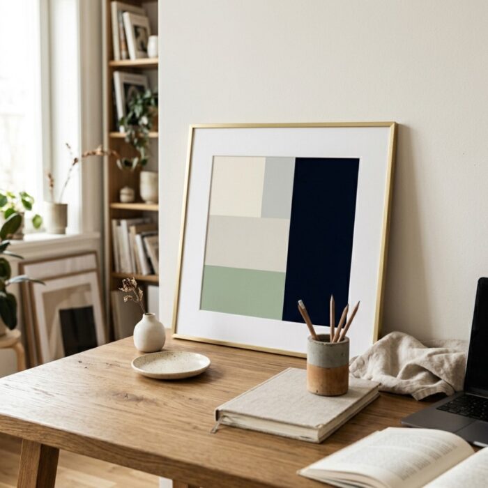 Fine Art Print — color-block-art, neutral-art-prints print