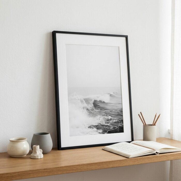 Fine Art Print — black-and-white-photography-art-prints, coastal-wall-art print