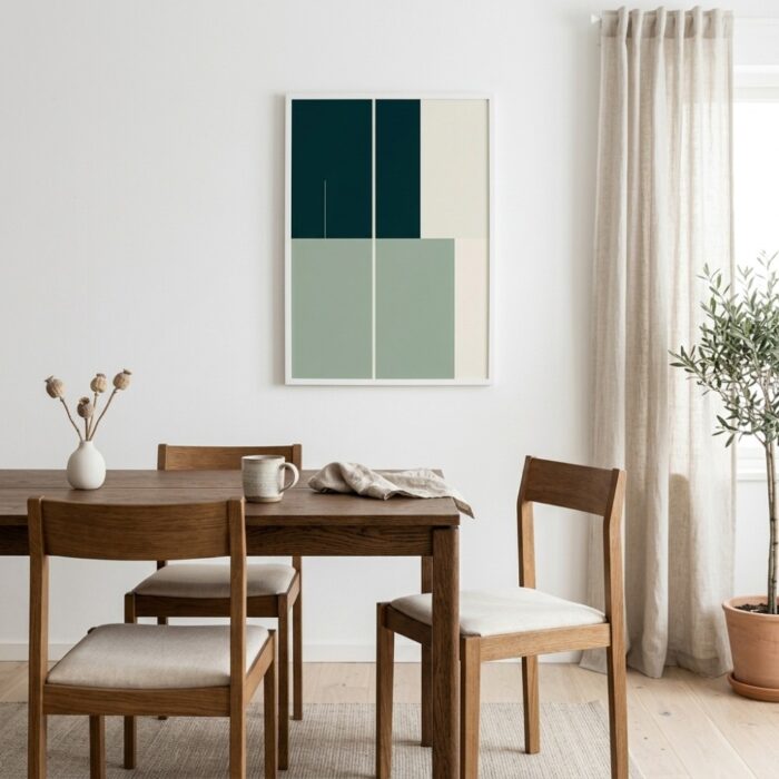Fine Art Print — color-block-art, green print