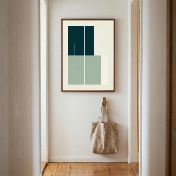 Fine Art Print — color-block-art, green print
