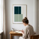 Fine Art Print — color-block-art, green print