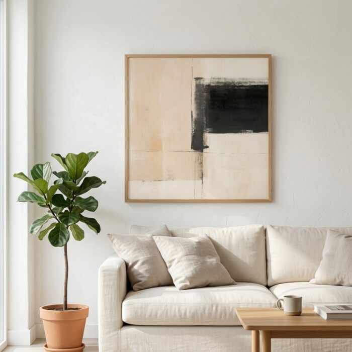 Fine Art Print — square-art-prints, beige-art-prints print