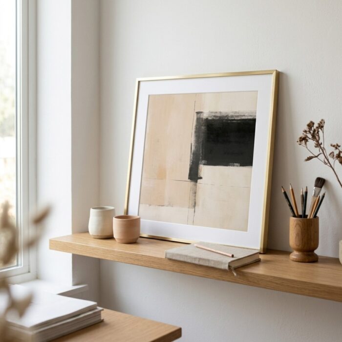 Fine Art Print — square-art-prints, beige-art-prints print
