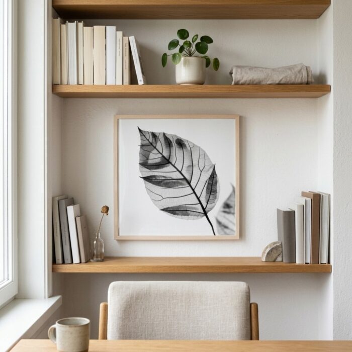 Fine Art Print — botanical-art-print, black-and-white-photography-art-prints print