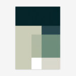 Fine Art Print — color-block-art, green print