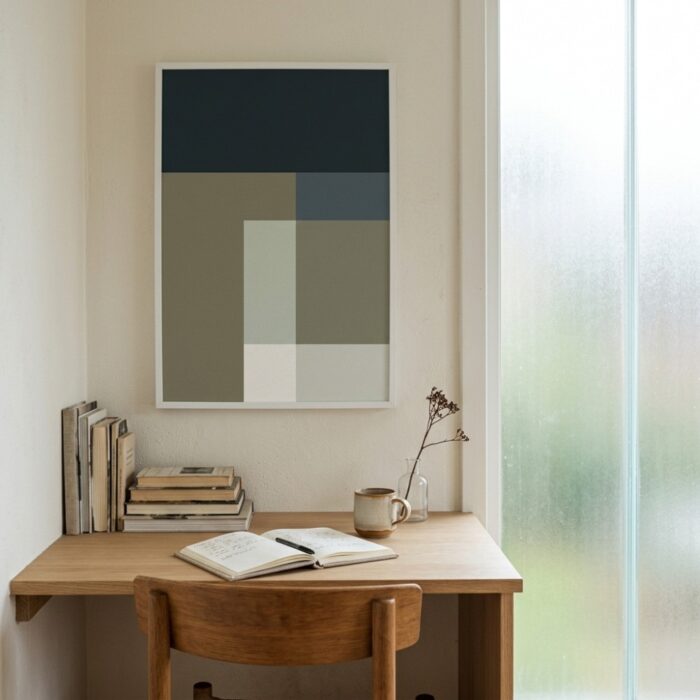 Fine Art Print — color-block-art, green print