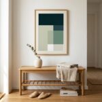 Fine Art Print — color-block-art, green print