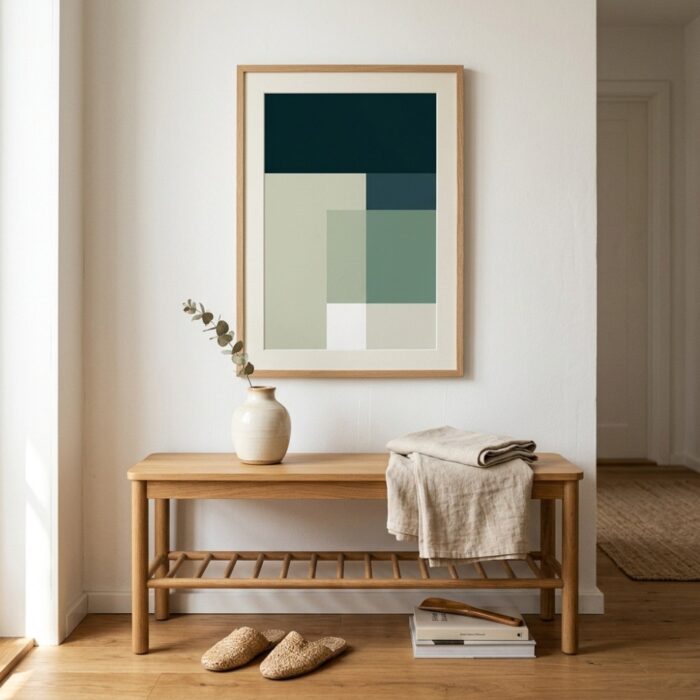 Fine Art Print — color-block-art, green print