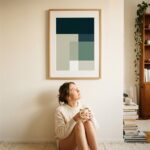 Fine Art Print — color-block-art, green print