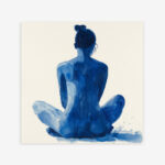 Fine Art Print — blue-art-prints, people-and-figures-art-print print