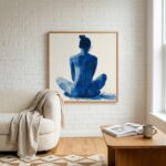 Fine Art Print — blue-art-prints, people-and-figures-art-print print