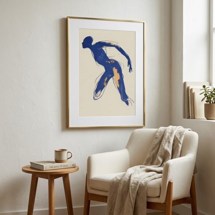 Fine Art Print — people-and-figures-art-print, blue-art-prints print
