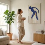 Fine Art Print — people-and-figures-art-print, blue-art-prints print