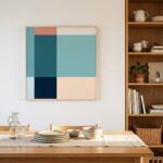 Fine Art Print — color-block-art, blue-art-prints print