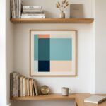 Fine Art Print — color-block-art, blue-art-prints print