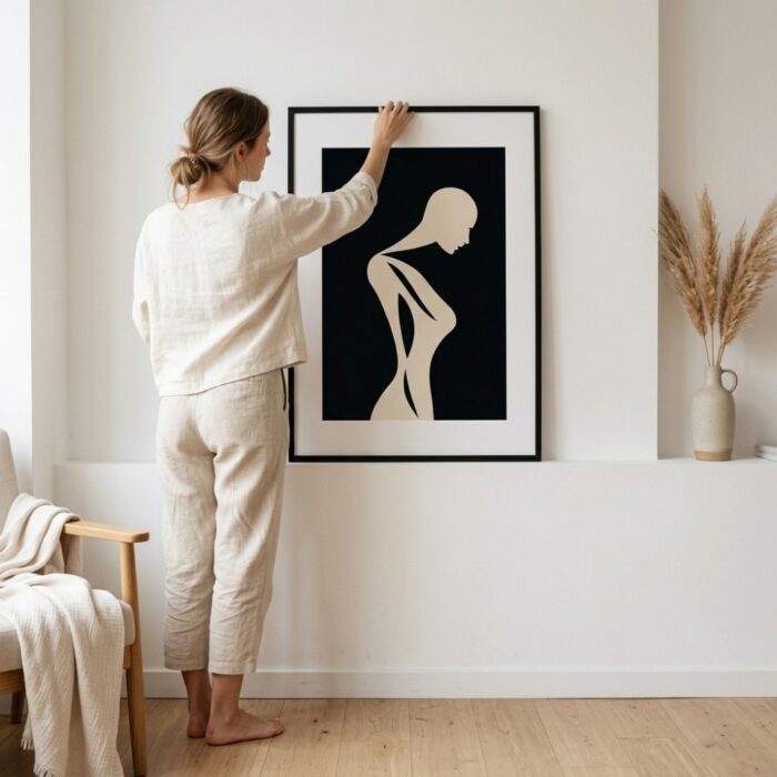Fine Art Print — people-and-figures-art-print, beige-art-prints print