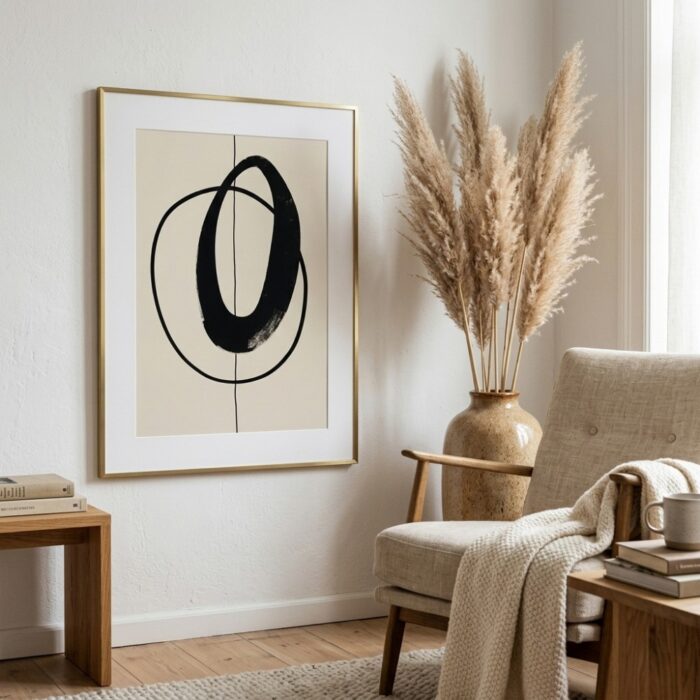 Fine Art Print — black-art-prints, beige-art-prints print