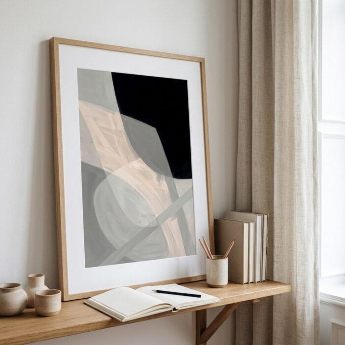 Fine Art Print — vertical-art-print, grey-art-prints print