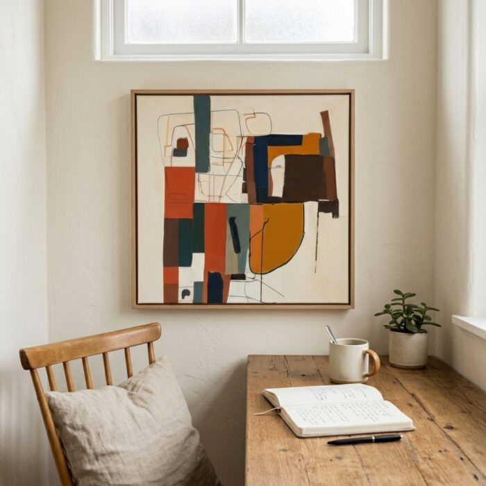 Fine Art Print — square-art-prints, color-block-art print