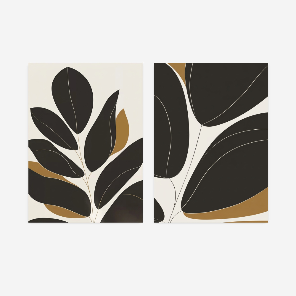 Fine Art Print — botanical-art-print, black-art-prints print