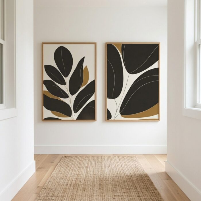 Fine Art Print — botanical-art-print, black-art-prints print
