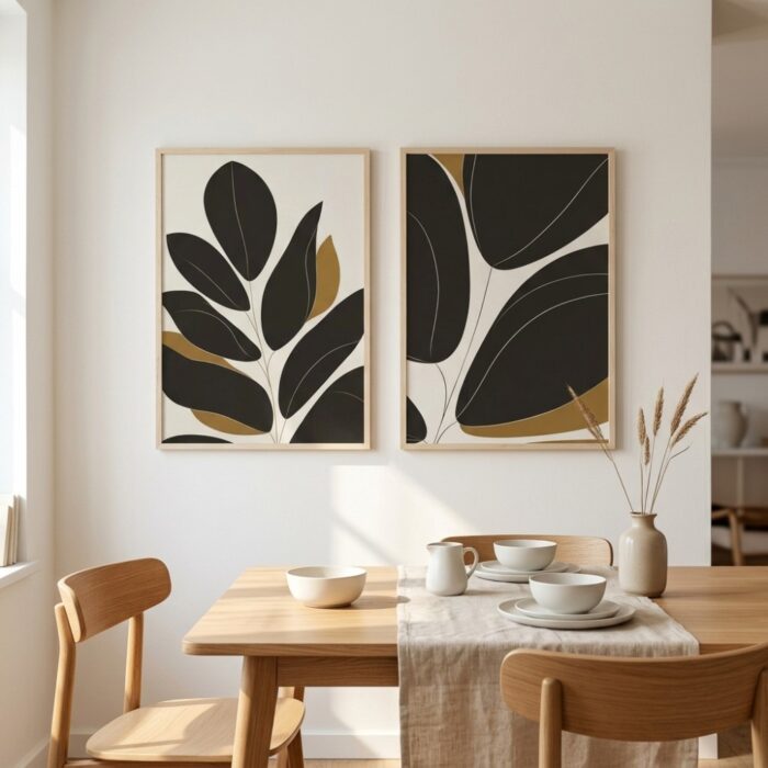 Fine Art Print — botanical-art-print, black-art-prints print