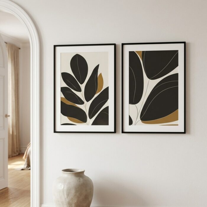 Fine Art Print — botanical-art-print, black-art-prints print