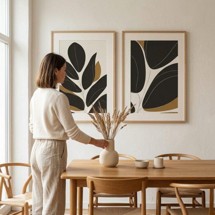 Fine Art Print — botanical-art-print, black-art-prints print
