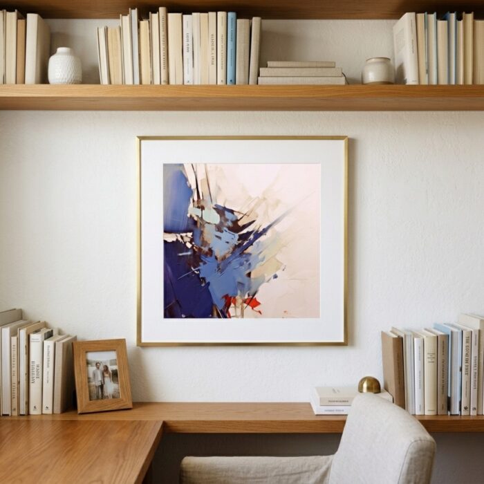 Fine Art Print — blue-art-prints, oil-painting-art-prints print