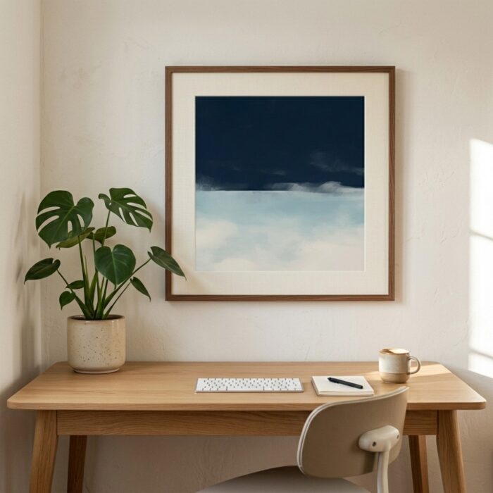 Fine Art Print — blue-art-prints, grey-art-prints print