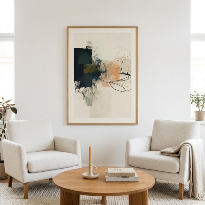 Fine Art Print — vertical-art-print, living-room-wall-art print