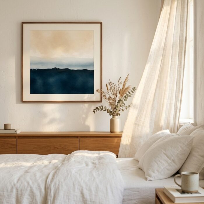Fine Art Print — square-art-prints, blue-art-prints print