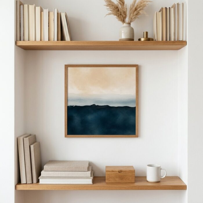 Fine Art Print — square-art-prints, blue-art-prints print