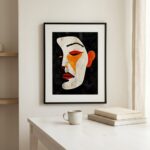 Fine Art Print — people-and-figures-art-print, orange-art-prints print