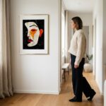 Fine Art Print — people-and-figures-art-print, orange-art-prints print